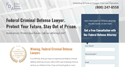 Desktop Screenshot of federal-defense-attorneys.com