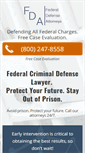 Mobile Screenshot of federal-defense-attorneys.com