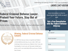 Tablet Screenshot of federal-defense-attorneys.com